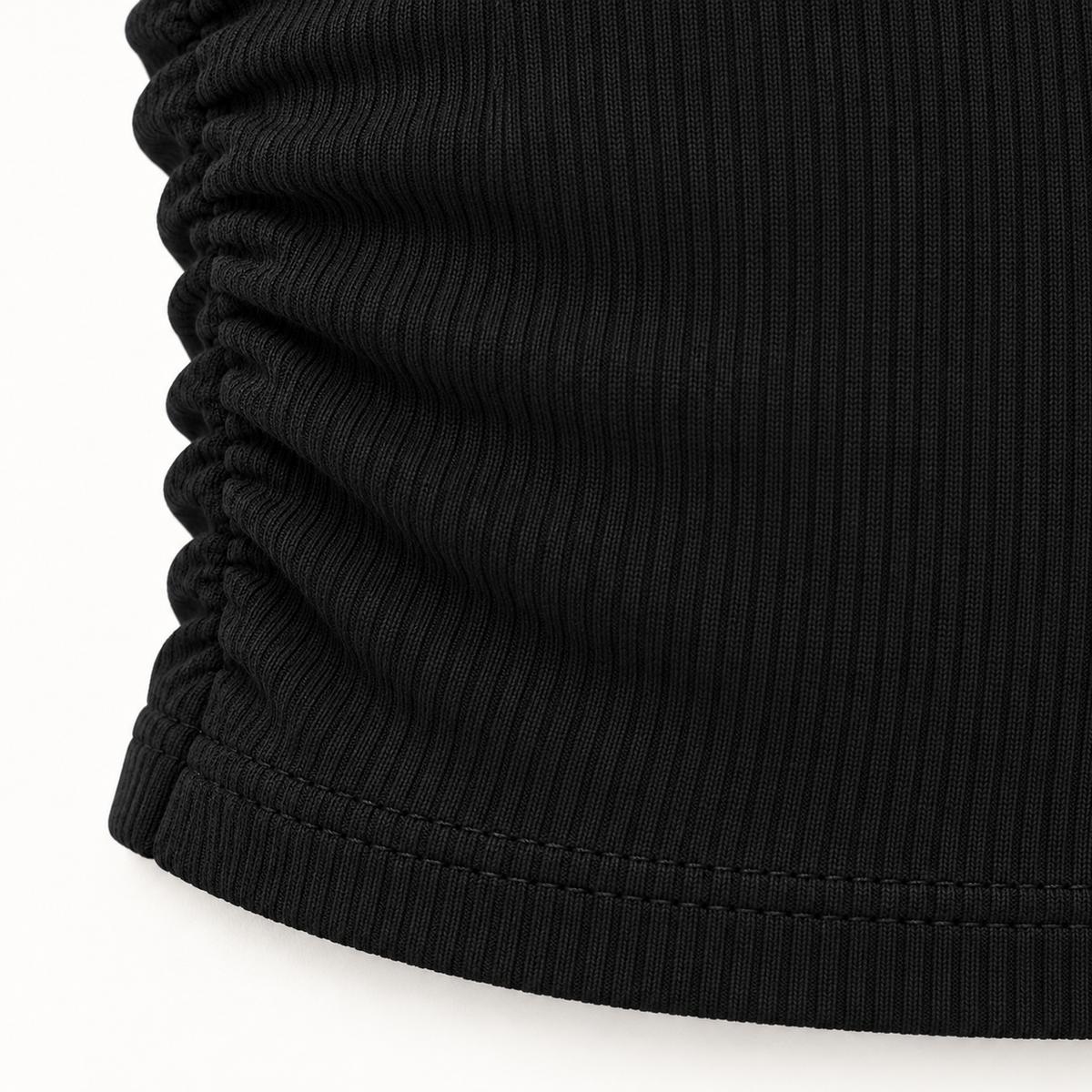 🌺 Gift-Worthy | Refined Asymmetric Ribbed Elegance | Modern One-Shoulder Styling