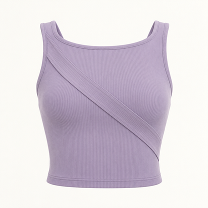 🪷 Gift-Worthy | Beautiful Diagonal Ribbed Elegance | Timeless Layered Silhouette