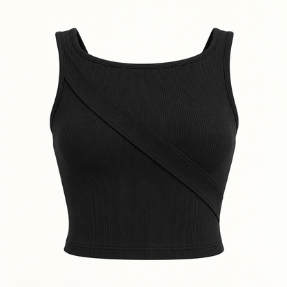 🪷 Gift-Worthy | Beautiful Diagonal Ribbed Elegance | Timeless Layered Silhouette
