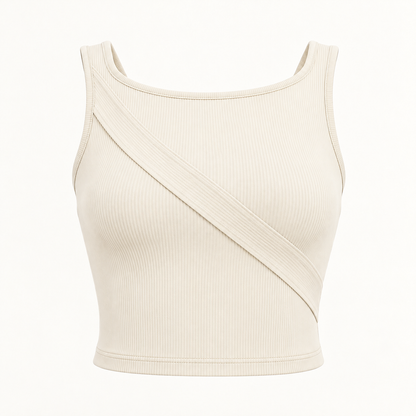 🪷 Gift-Worthy | Beautiful Diagonal Ribbed Elegance | Timeless Layered Silhouette