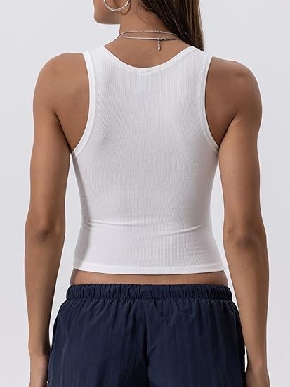 SoftForm Square-Neck Tank Top with Removable Bra Pads