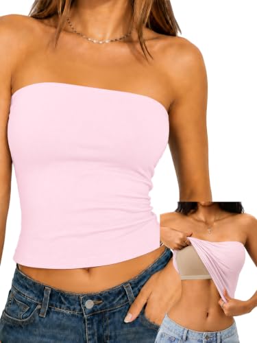 💐 Gift-Worthy | Refined Strapless Bandeau Styling | Supportive Padded Silhouette